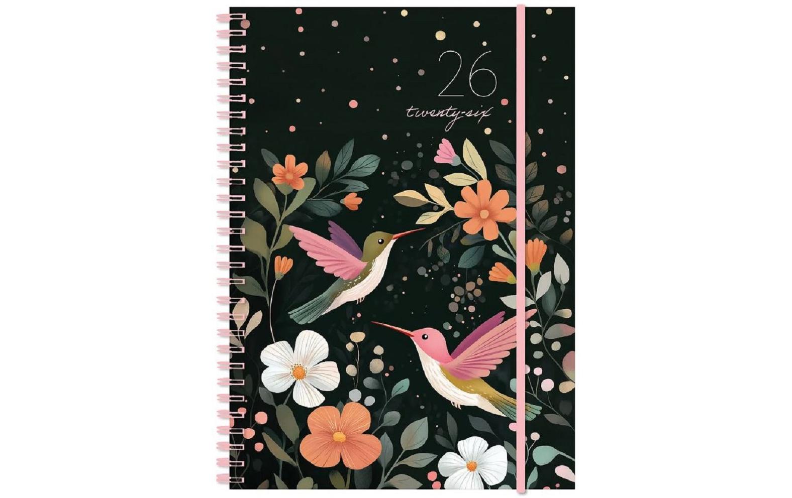 Wochenagenda Harmony Birds 14.8 x 21 cm, 2026Wochenplaner 1 Woche / 2 Seiten