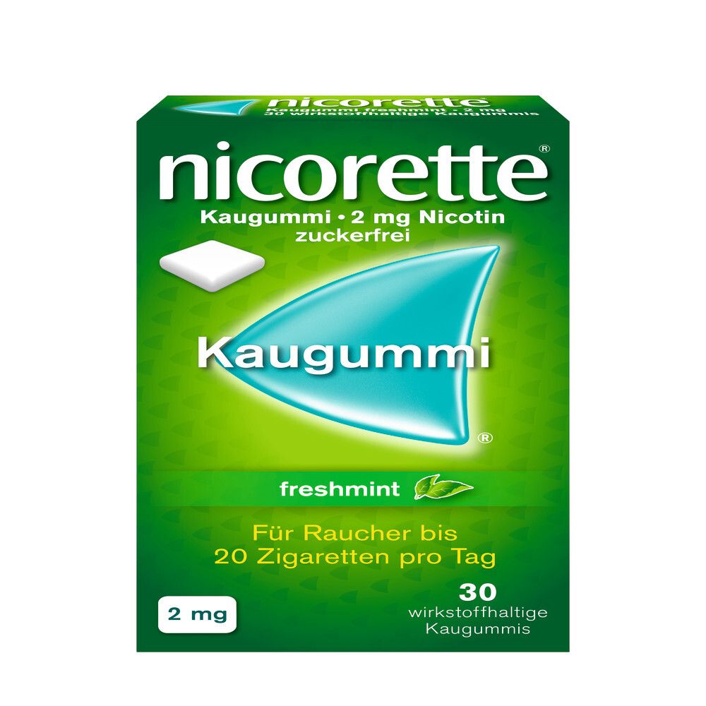 nicorette® Kaugummi freshmint 2 mg- Jetzt 20% Rabatt sichern*