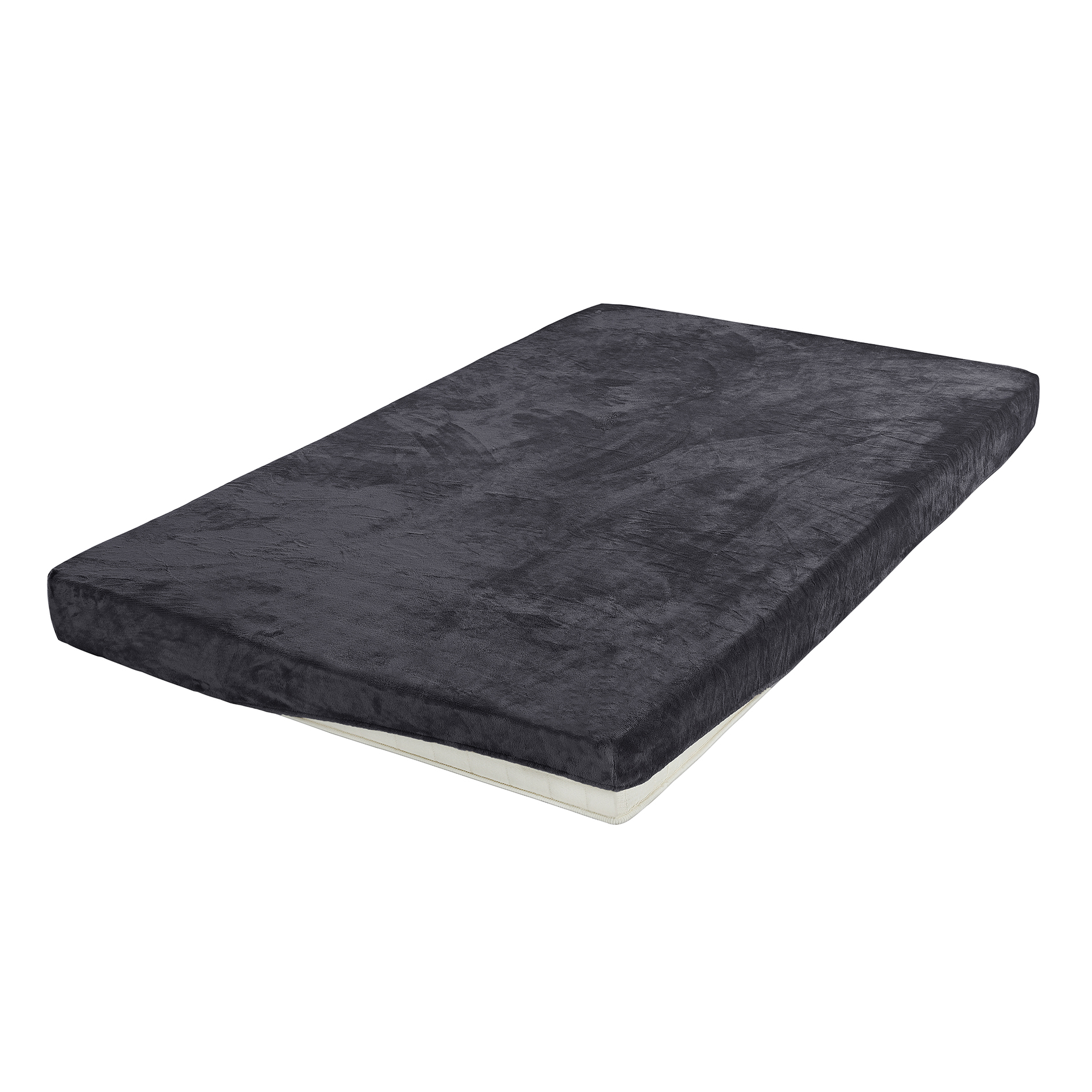 Mikrofaser-Spannbetttuch - anthrazit - Cashmere-Like - 100x200 cm