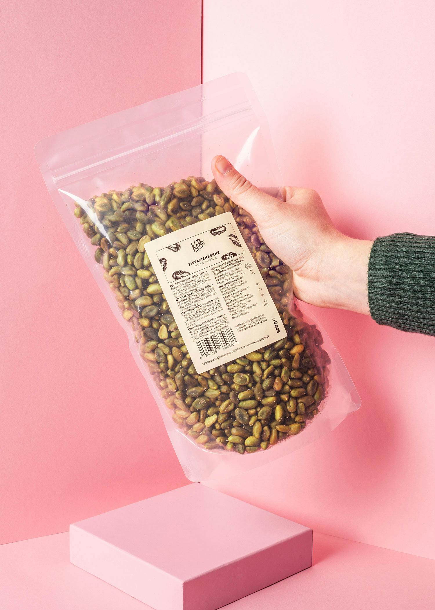 Extra grüne Pistazienkerne 500 g