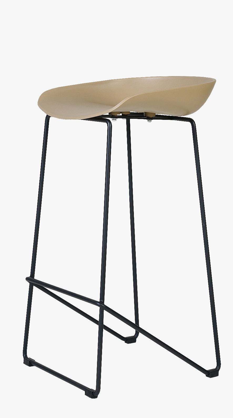 Barstol beige - 44x43x79 cm