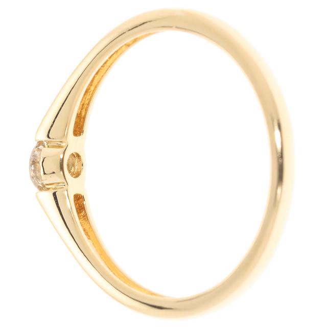 Solitär-Ring, Brillant, 0,15 ct., Silber 925 poliert