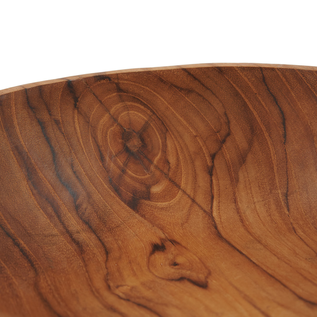 Bazar Bizar Bol en teck naturel - D.20xH.6 cm