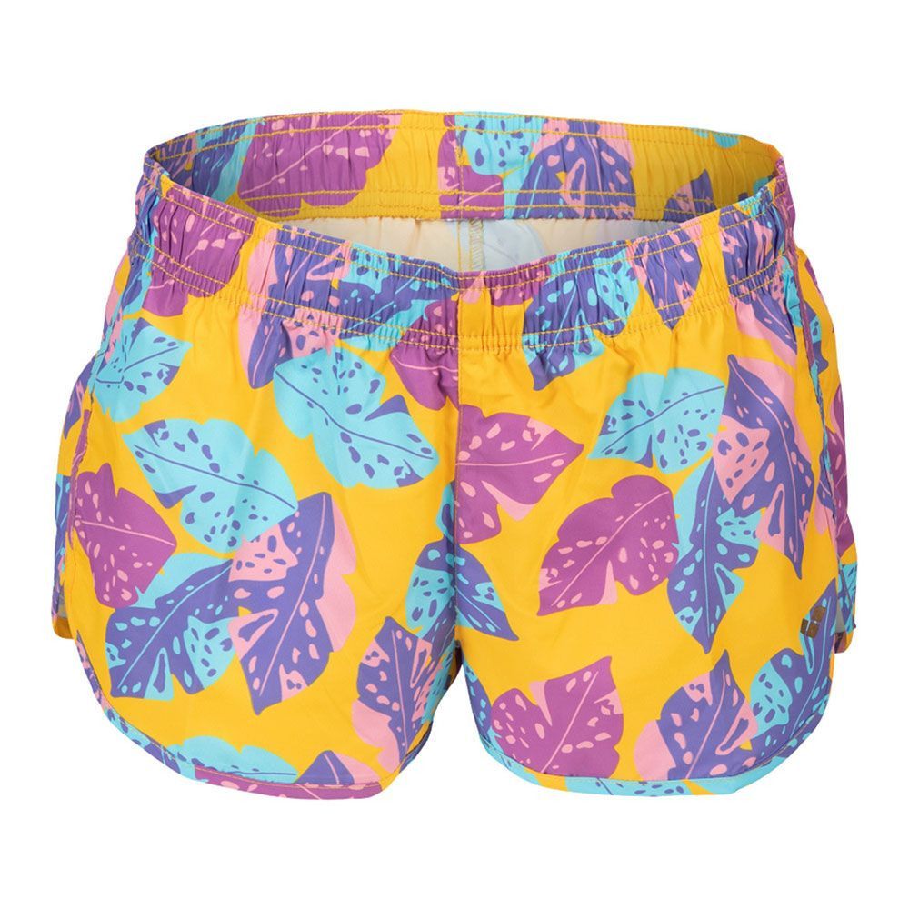 Arena ALLOVER - Short de bain Femme lily yellow multi