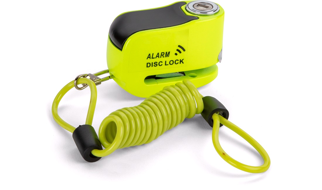 Skivebremselås med alarm RED STAR 5,5mm