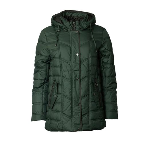 Windfield Hella Jakke, Bottlegreen/Black, 42