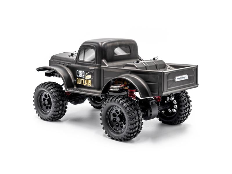 Funtek Scale Crawler CR12 Outlaw Schwarz, RTR, 1:12 4x4 Rock Crawler Pick-up