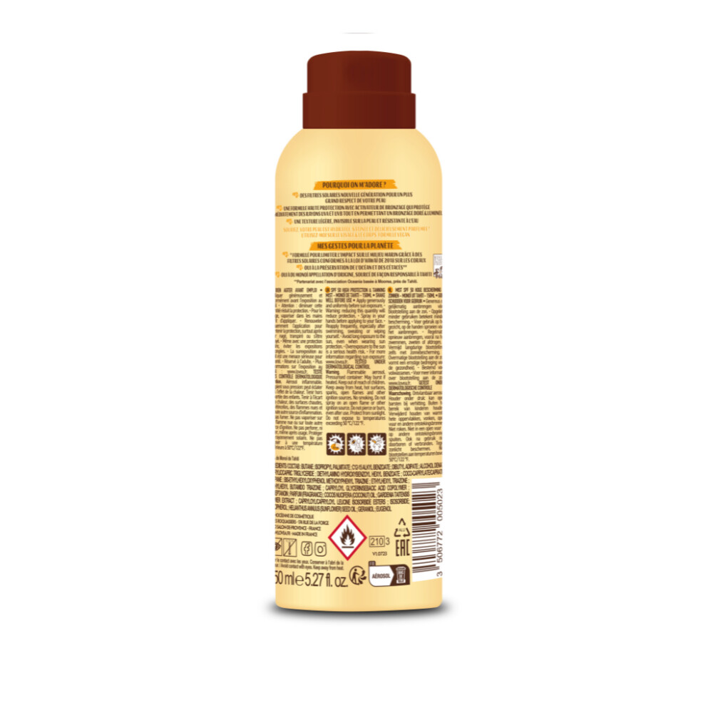 Lovea High Protection & Tanning Mist Monoi de Tahiti SPF 50150 ml