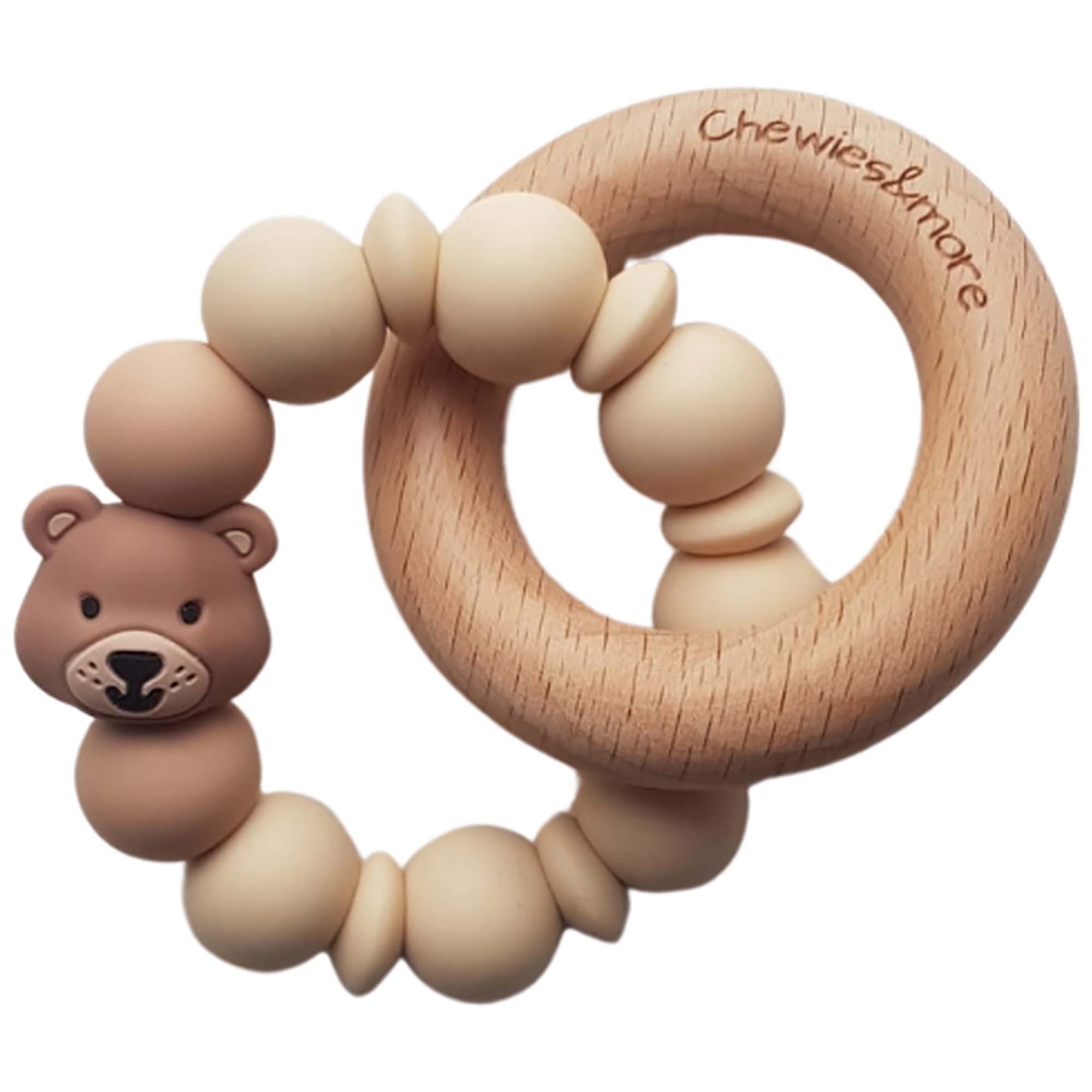 Chewis & More Mini bijtring Bear beige