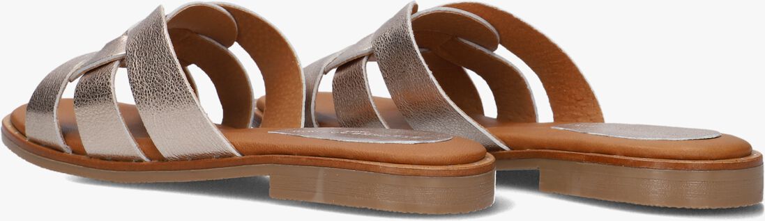 goudkleurig stefano lauran slippers 790