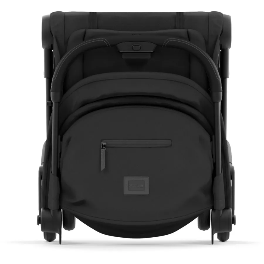 cybex PLATINUM Buggy Coya Matt Black Sepia Black inklusive Babyschale Cloud T I-Size Plus Leaf Green  und Adapter