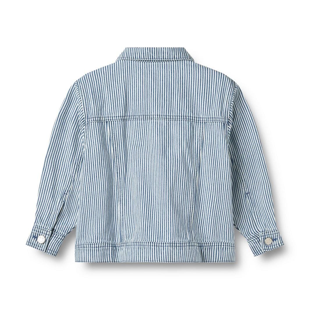 Wheat Denim Jacket Vive et vive 9452 ink stripe