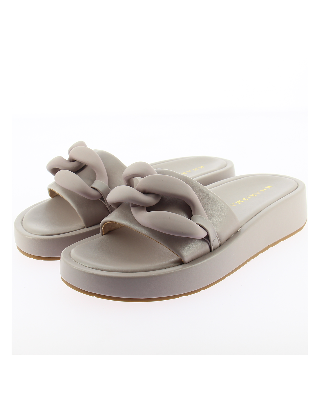 kharisma mules compensées femme Eva lilas