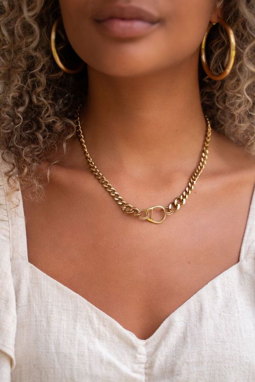 Iconic schakelketting met grove sluiting