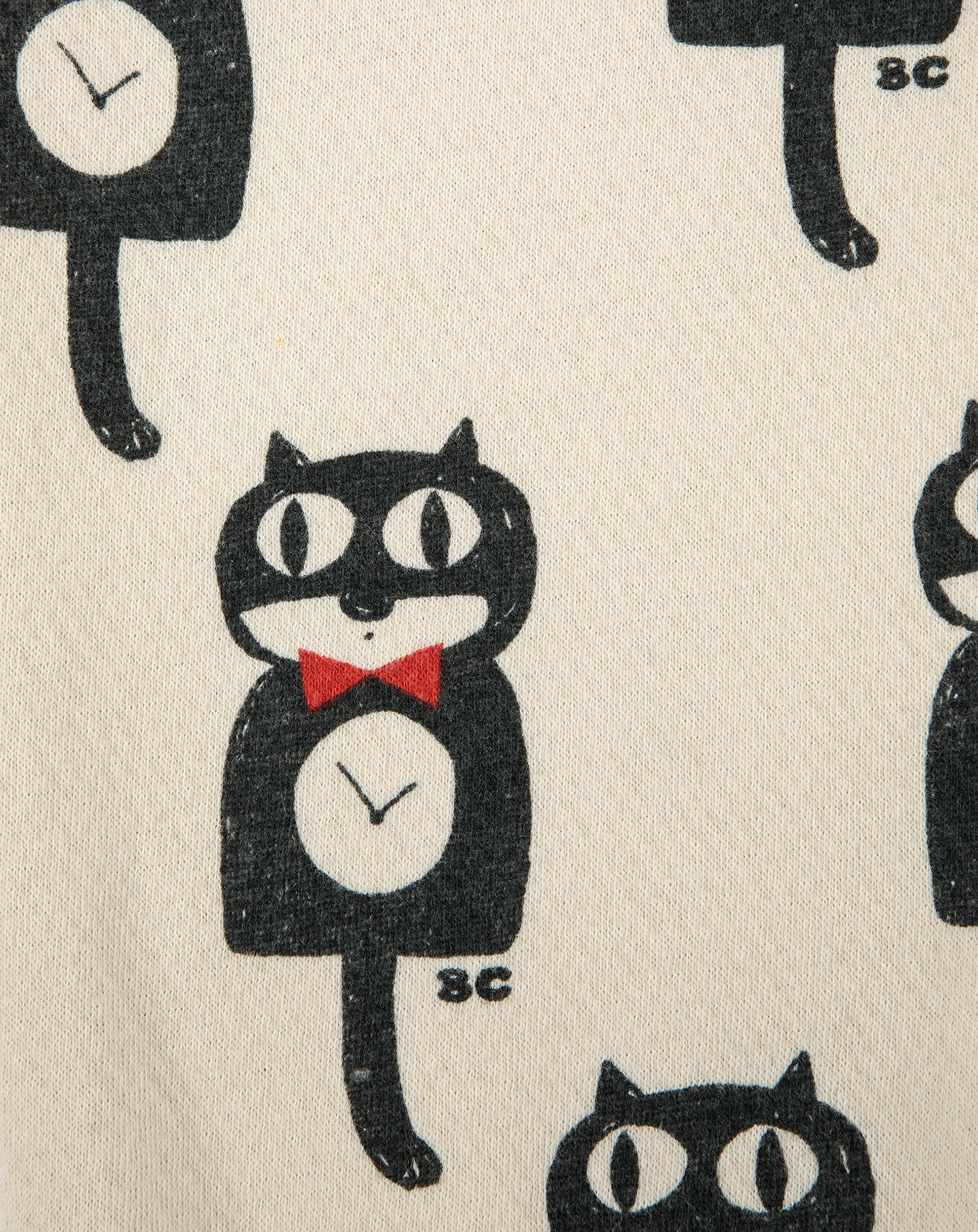 Jogginghose CAT O'CLOCK AOP in beige