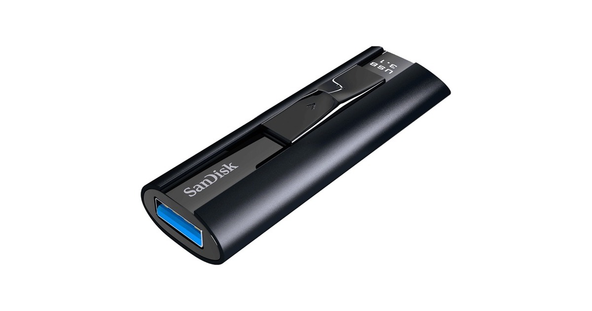 SanDiskExtreme Pro 1 TB usb-stick  (Zwart, USB 3.1 (Gen 1))