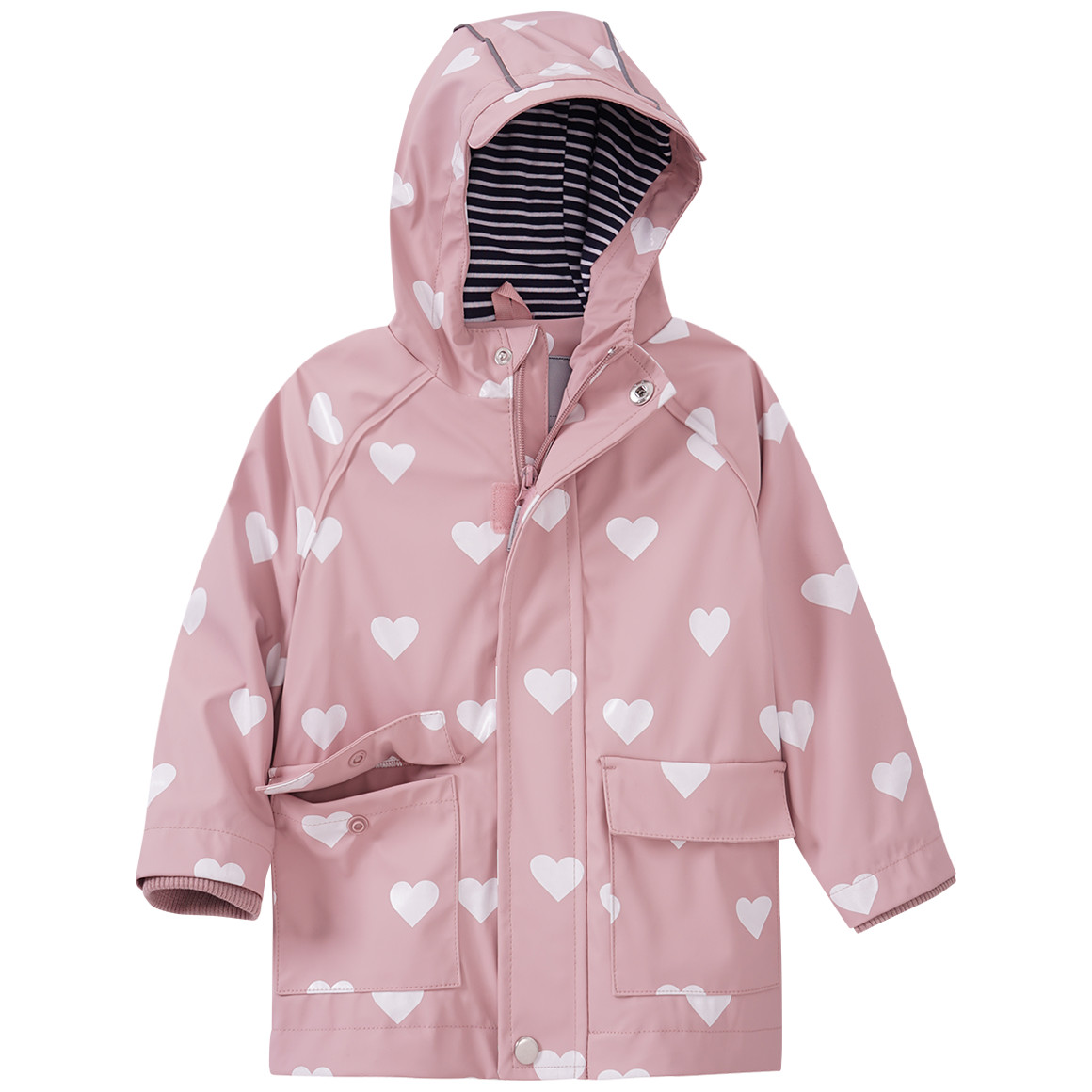 Topolino Mädchen Regenjacke mit Beschichtung rosa