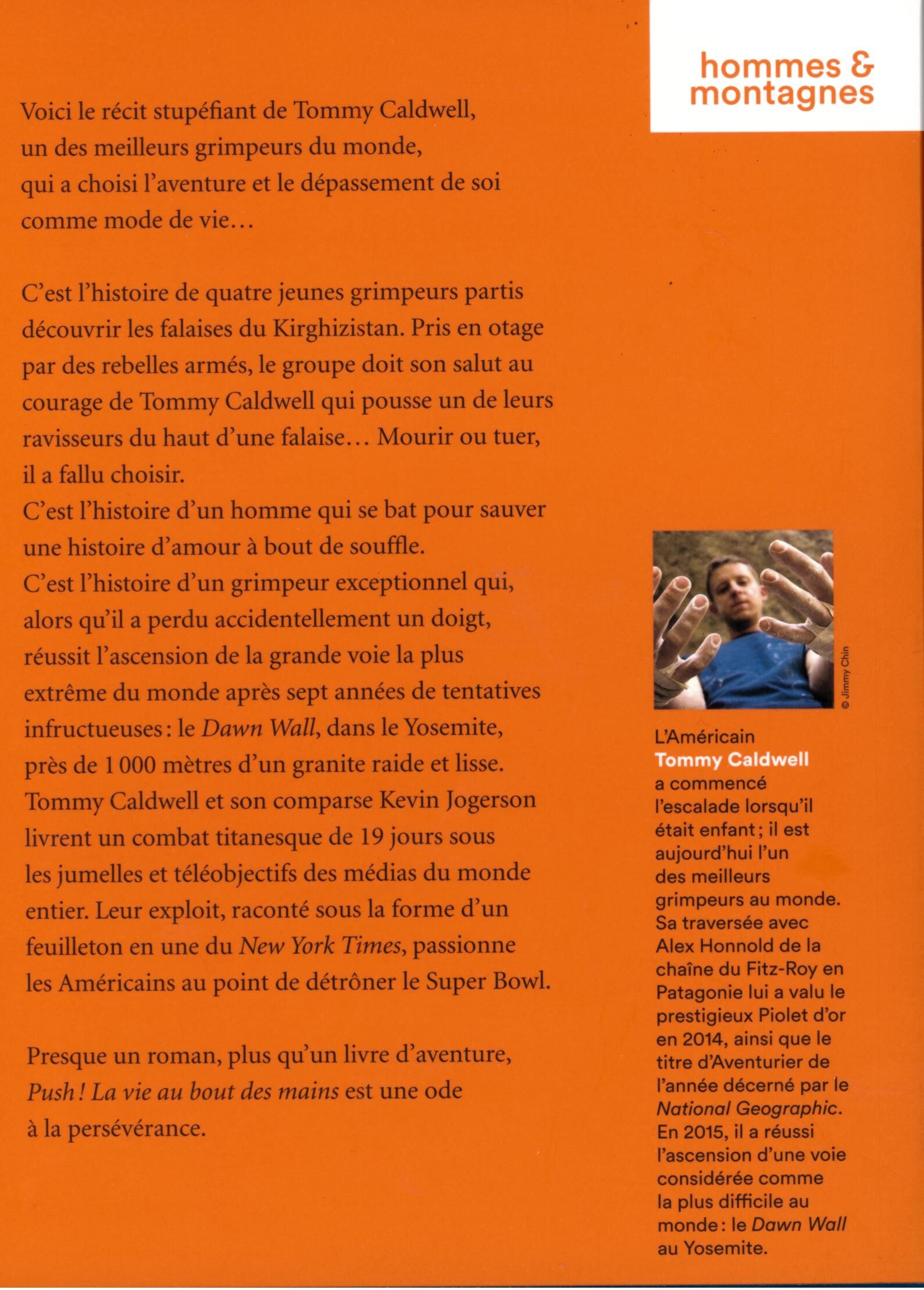 GLENAT - PUSH LA VIE AU BOUT DES MAINS