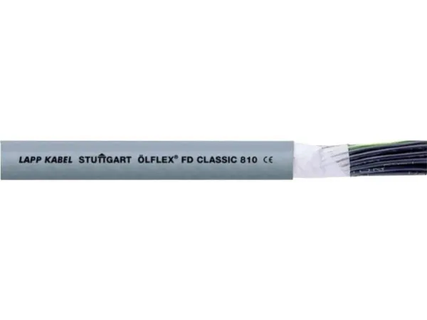 LAPP 26135/50 Slæbekædekabel ÖLFLEX® FD CLASSIC 810 12 G 1 mm² Grå 50 m