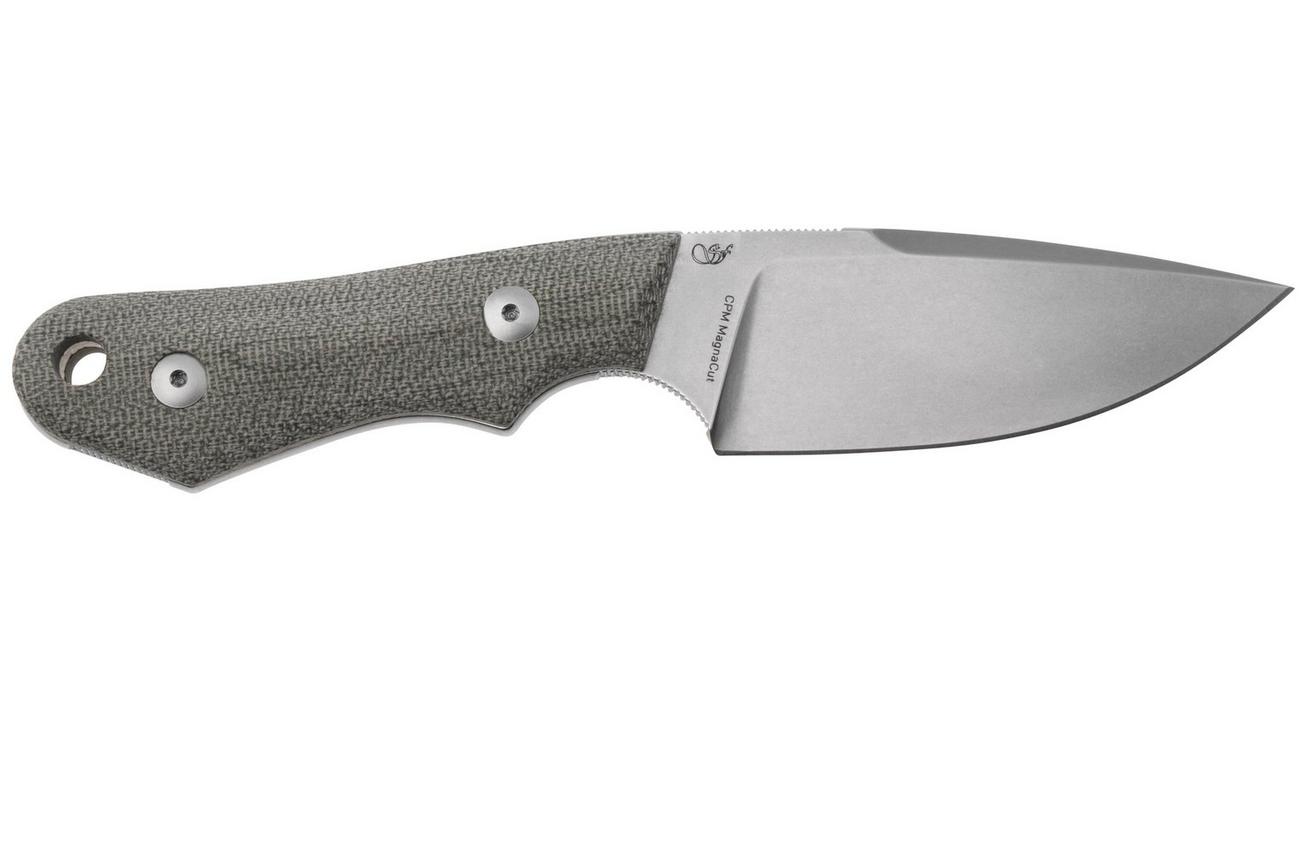 Viper Handy VT4040CG Green Micarta, vaststaand mes