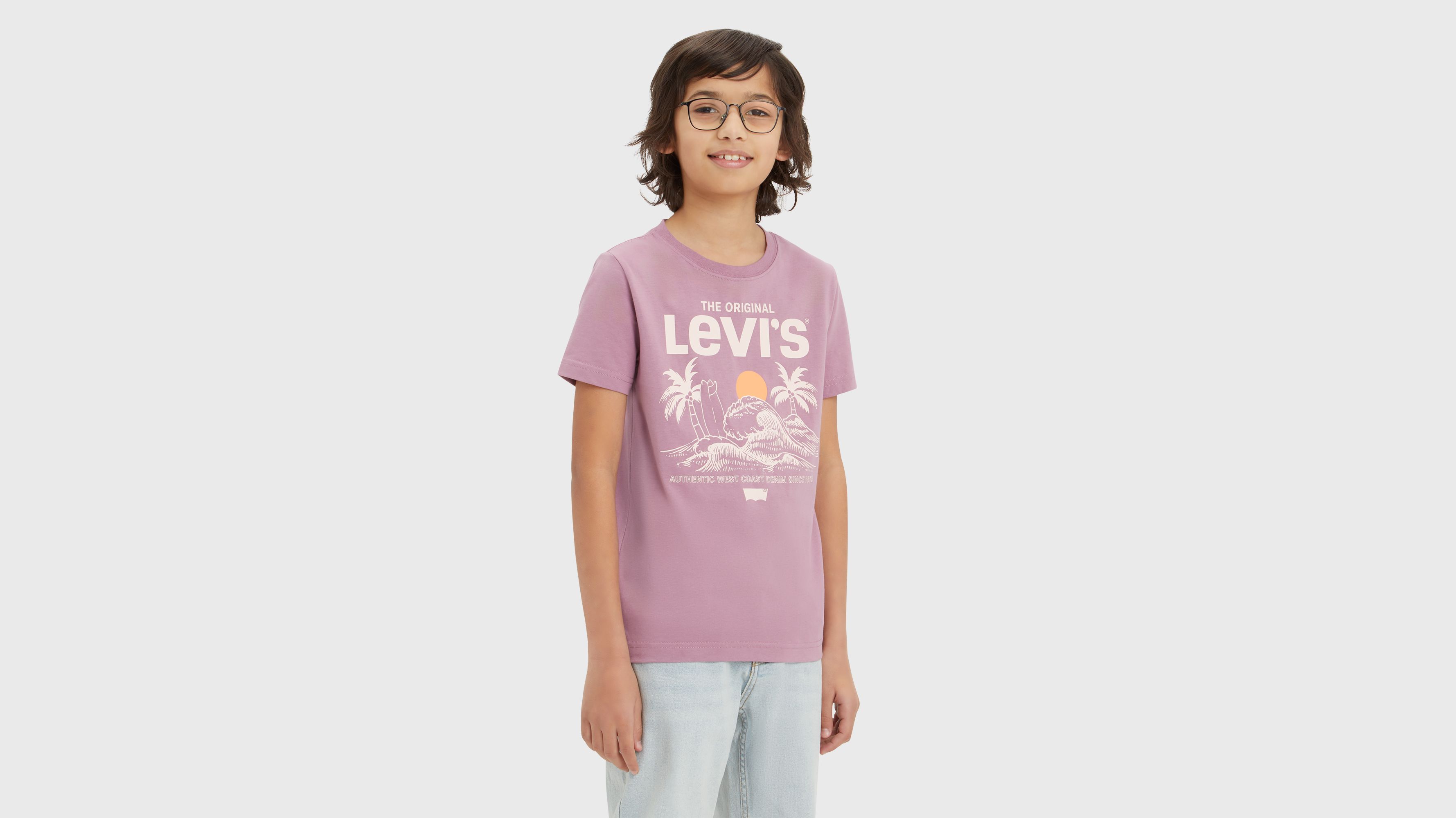 Ado t-shirt Coastline View - Dusky Orchid - Violet