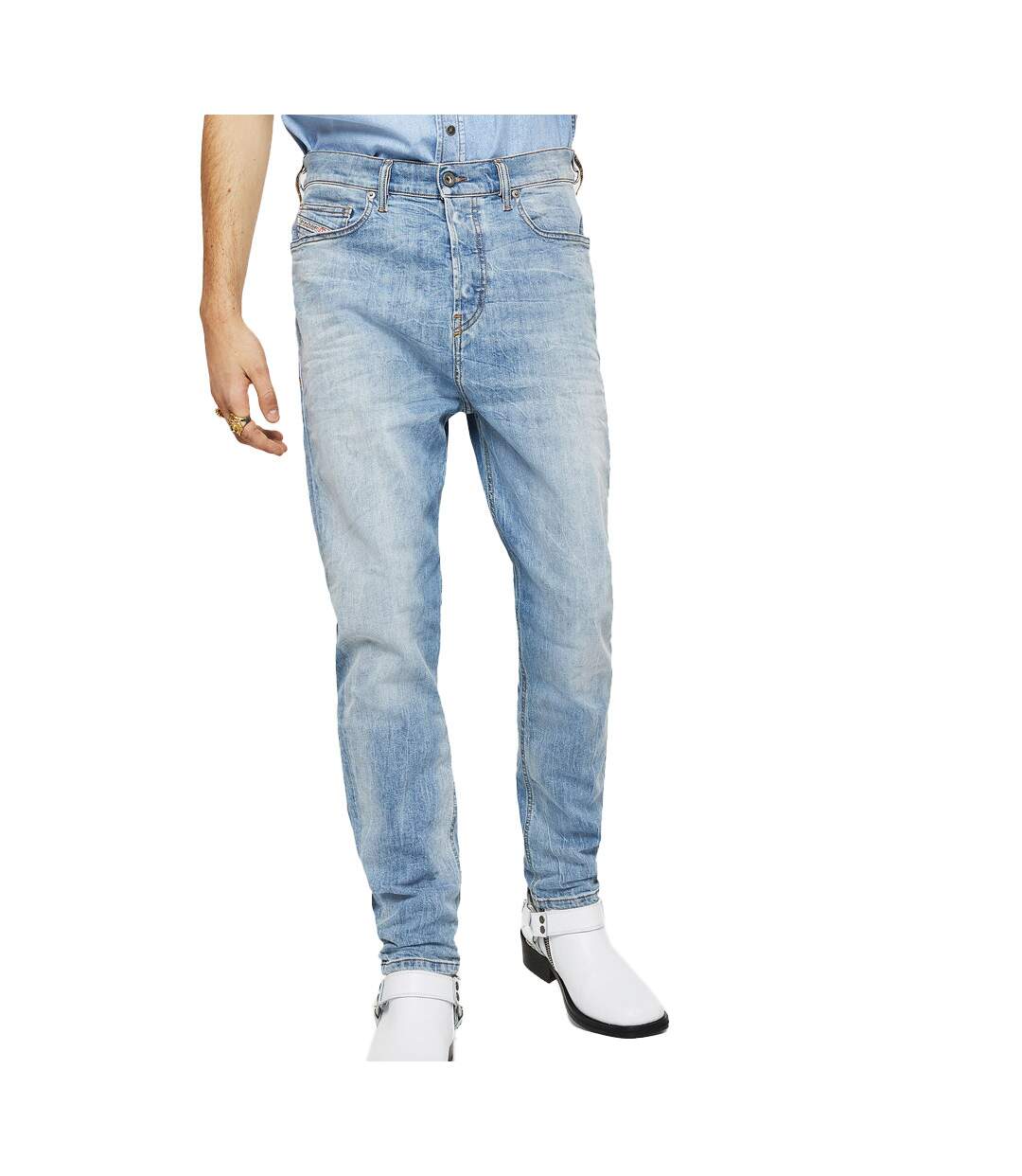 Jeans Carrot Bleu Homme Diesel Vider