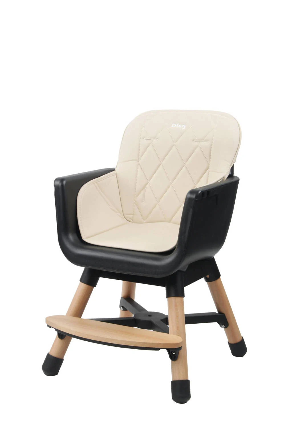 Wooden High Chair - Daily - Beige