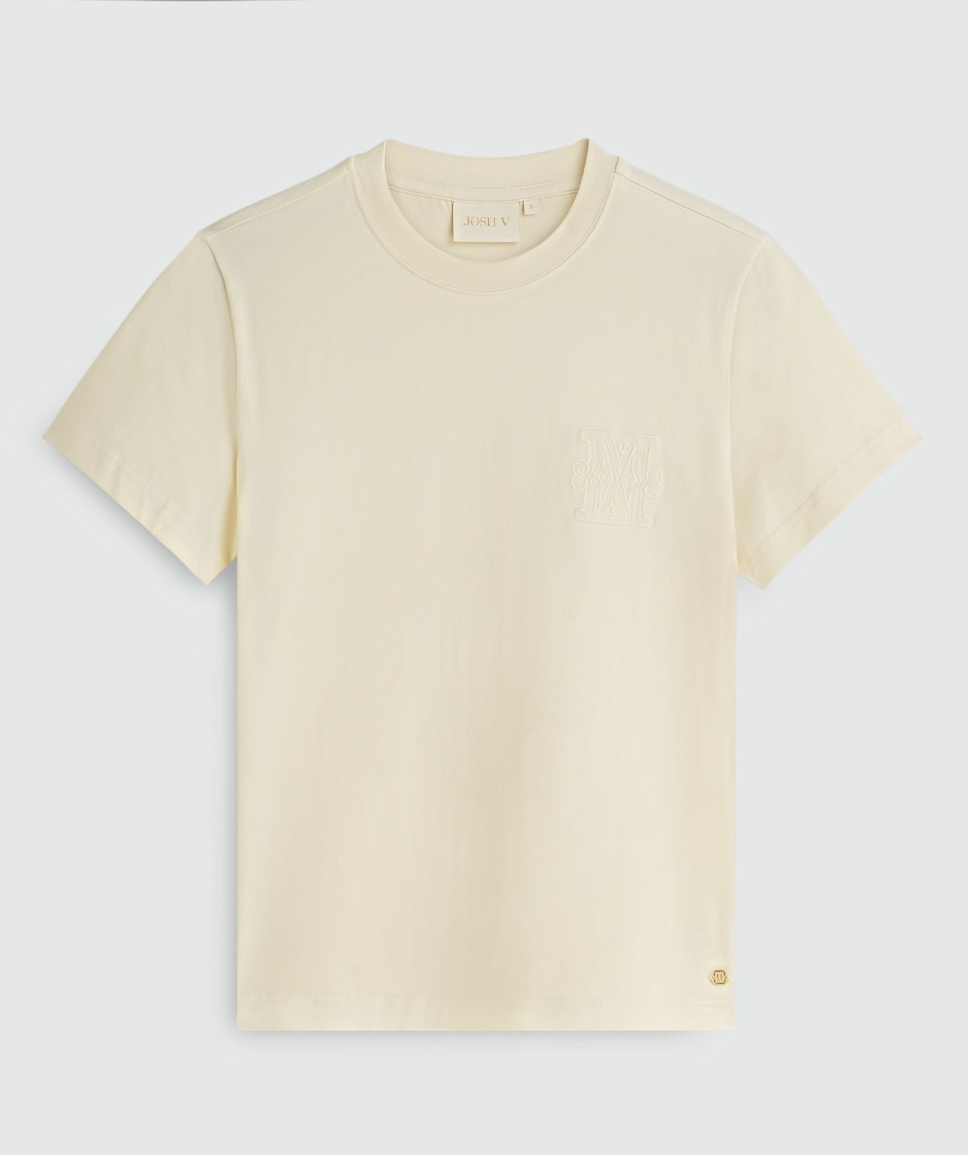 JV-DORIE regular fit T-shirt  - vanilla