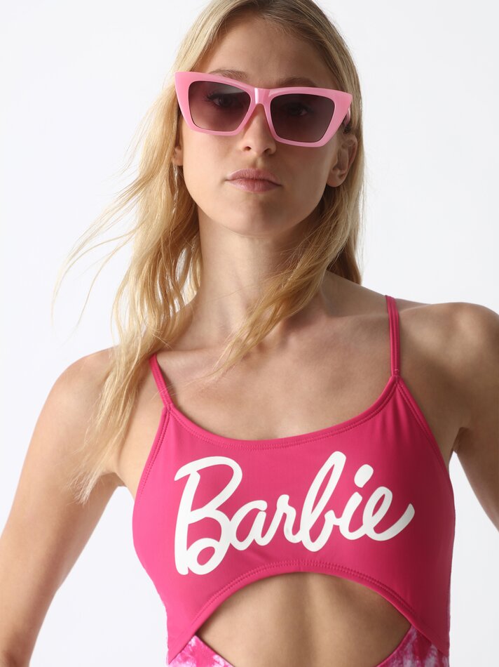 Maiô estampado da Barbie - Rosa