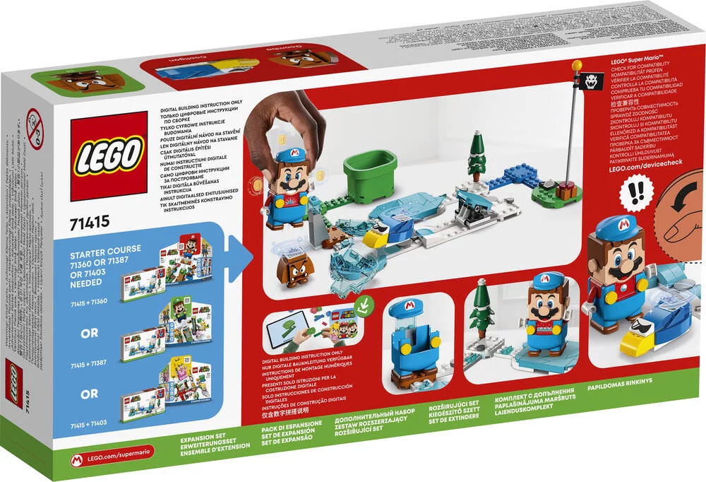 LEGO®SUPER MARIO 71415 - EXTENSION COSTUME DE MARIO DE GLACE ET MONDE GLACE