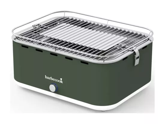 Barbecook Barbecue à bois portable 38.5 x 28.5cm vert - CARLOARMYGREEN