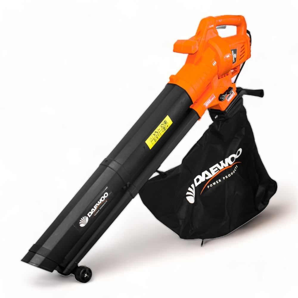 Souffleur de feuilles électrique 3 en 1 aspirateur et broyeur 3000w - daewoo daebv3000