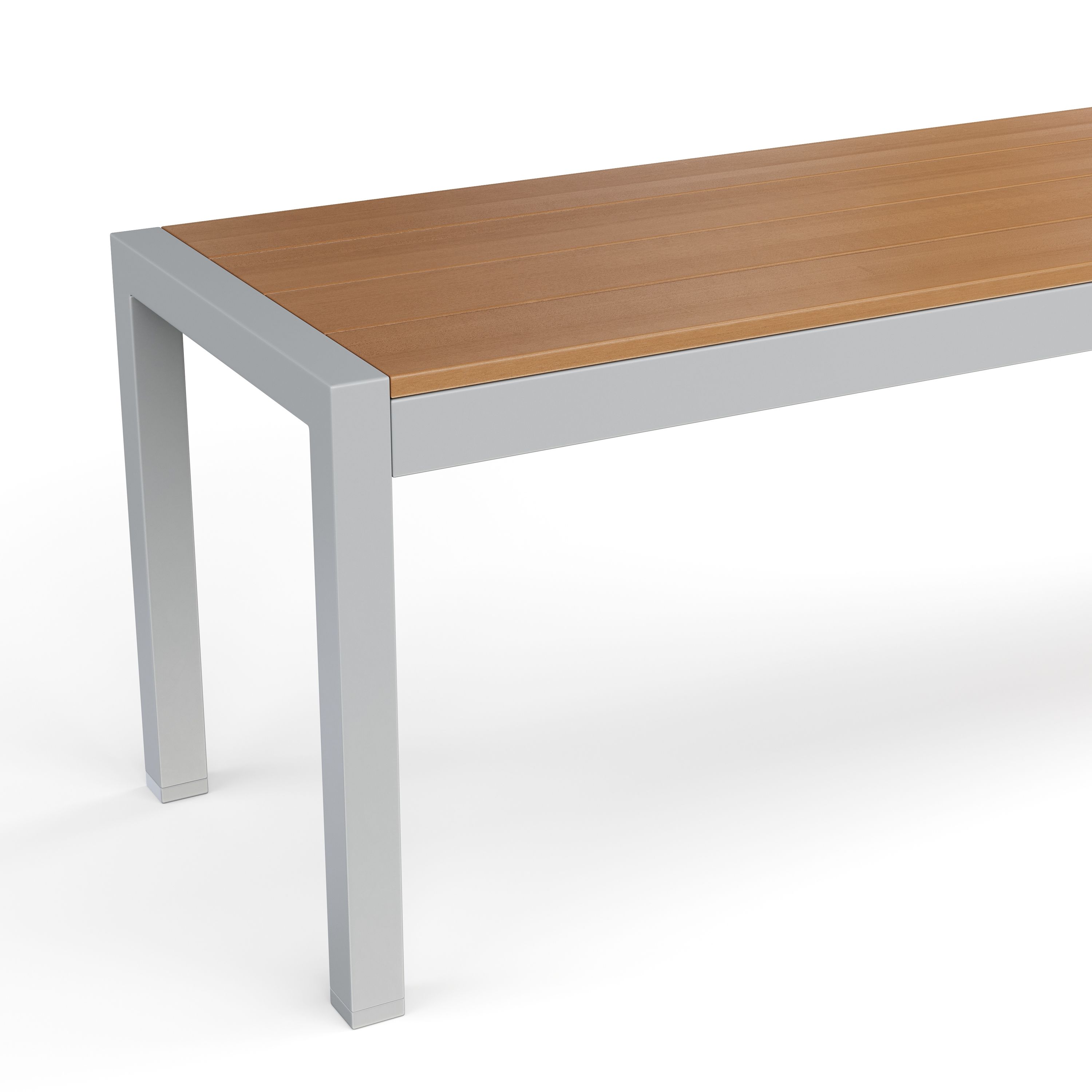 Gartenbank ZILO 165 cm braun