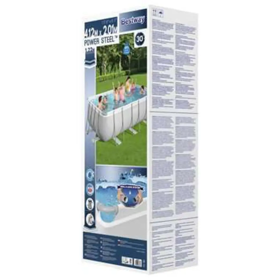 Bestway - Zwembad - Staal - 412 x 201 x 122 cm