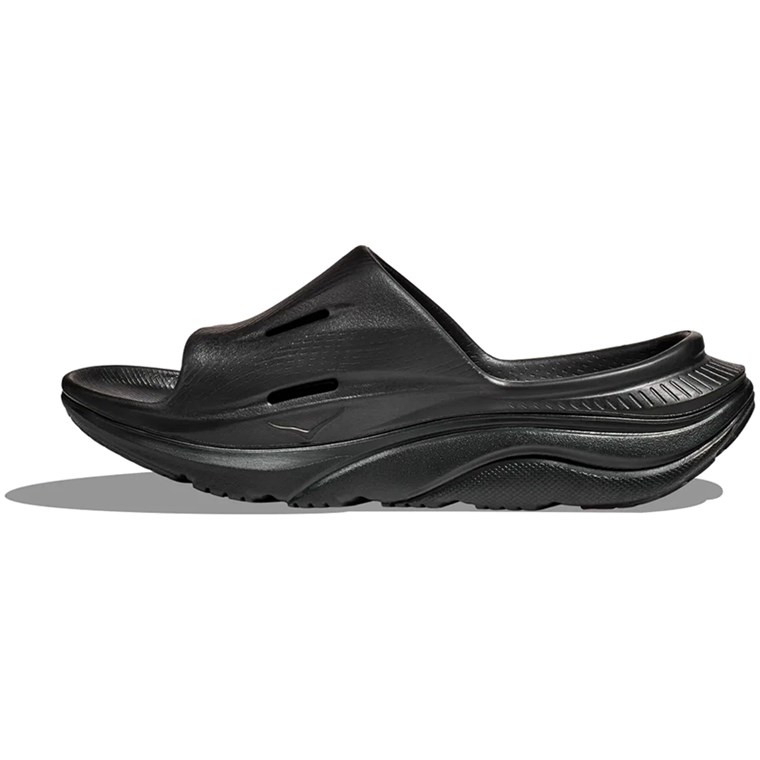 Hoka U Ora Recovery Slide 3 Black / Black