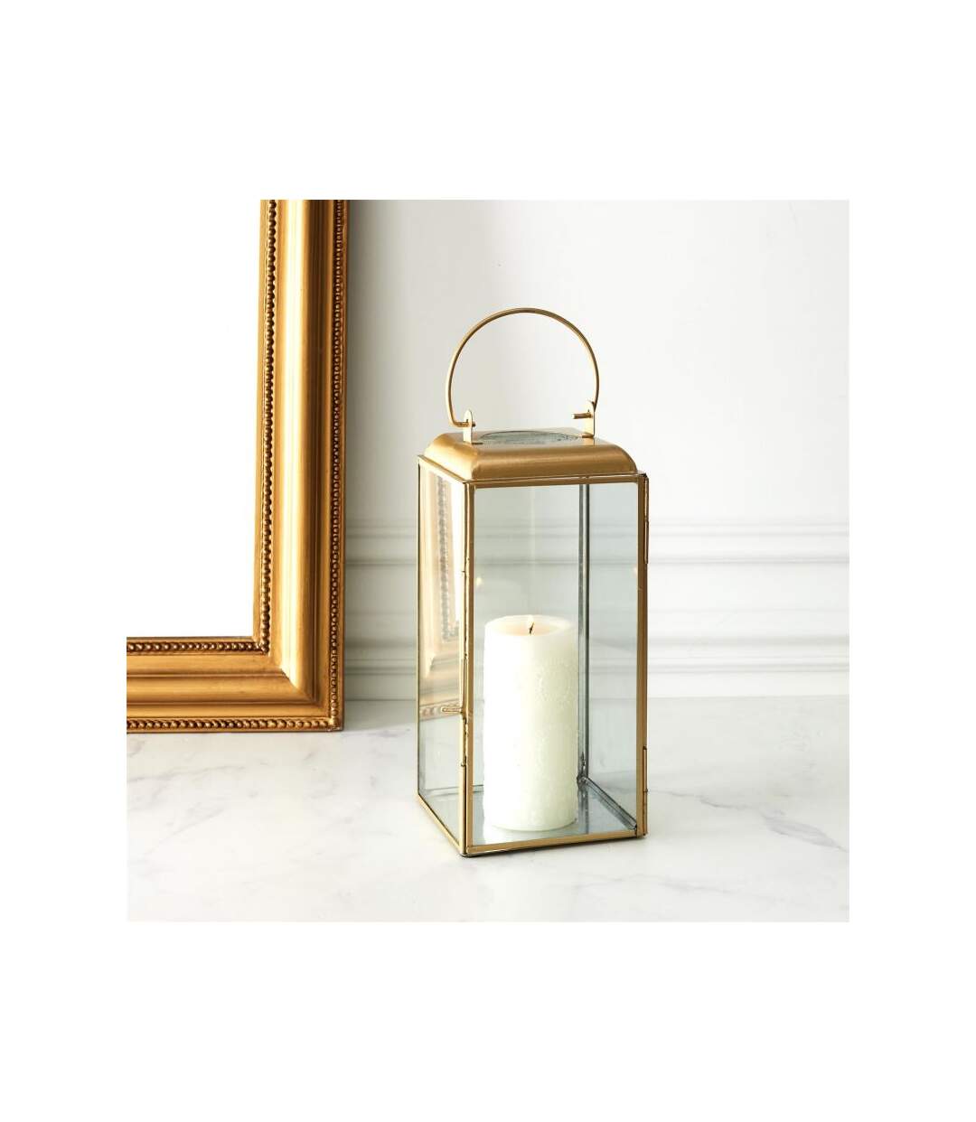 Paris Prix - Lanterne Déco En Métal girotto 30cm Or