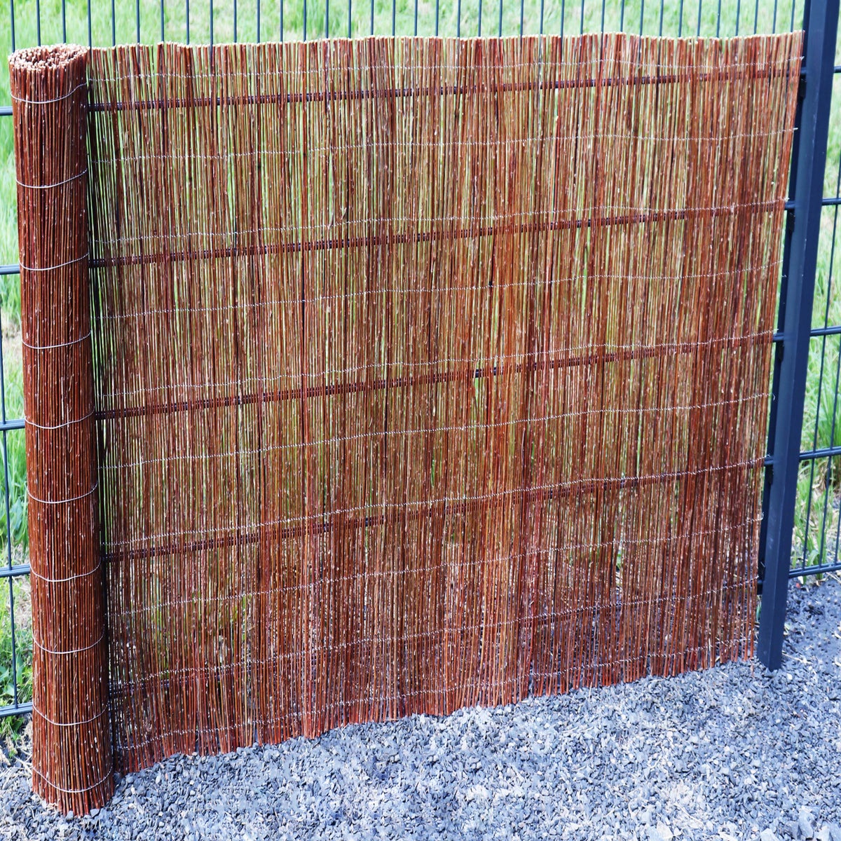 Aquagart Wilgenmat 10m x 80cm | Wilgenscherm | Natuurlijk privacyscherm voor de tuin