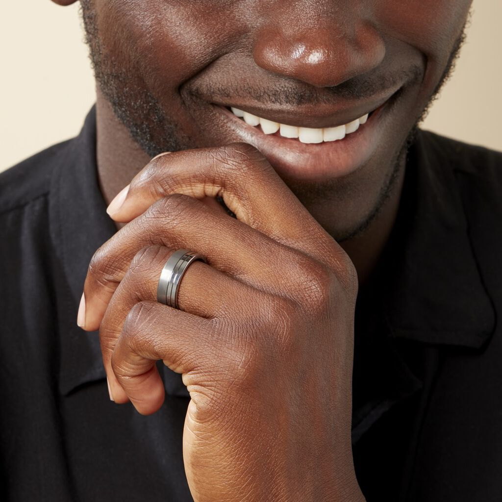 Bague Jourdan Jume Tugstene Blanc