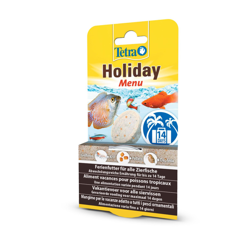 Holiday menu 30g aliment pour les poissons tropicaux