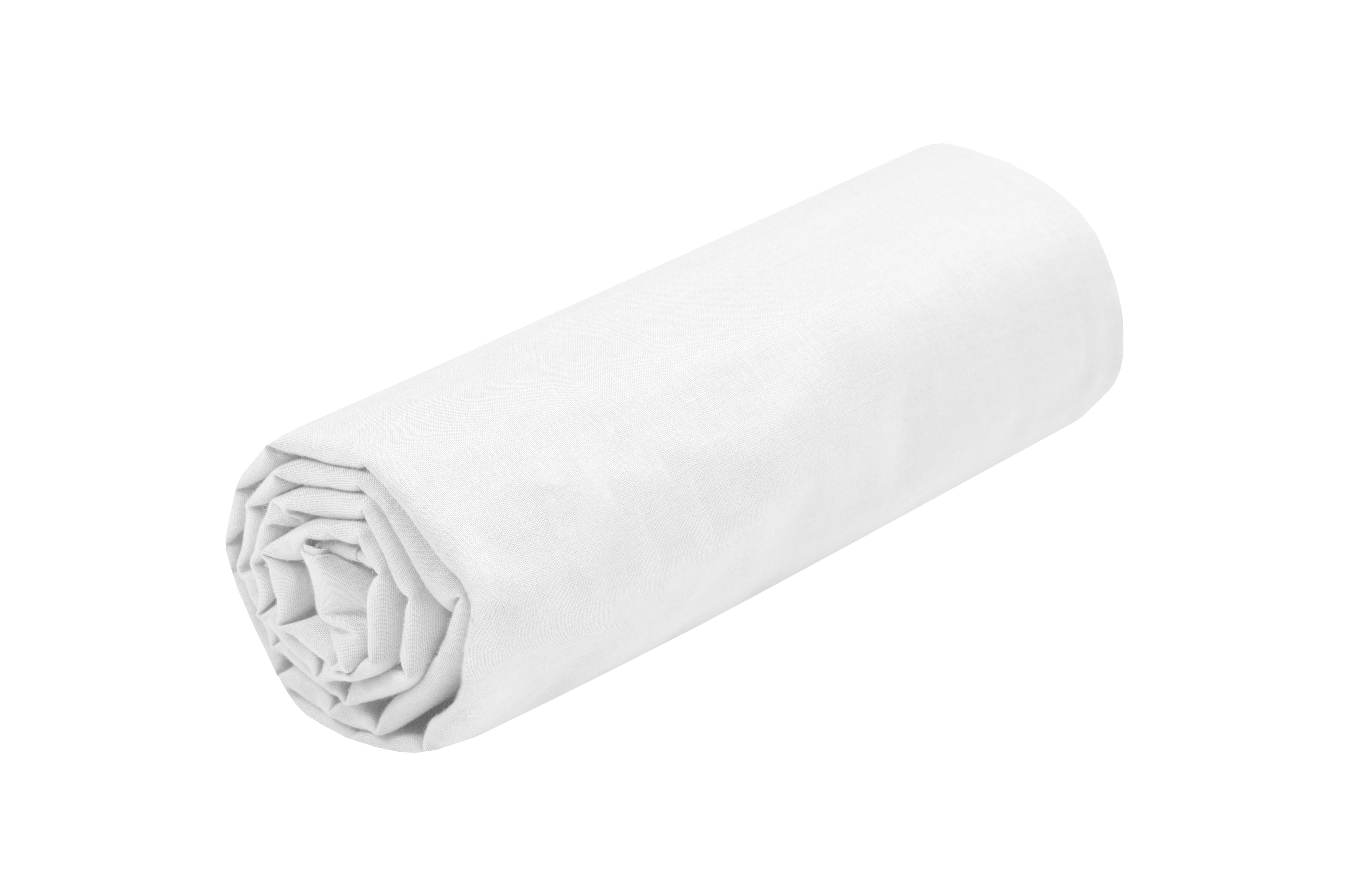 EDEN DRAP HOUSSE 120X200CM BLANC