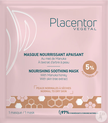 Placentor Vegetal Masque Nourrissant Apaisant 25g