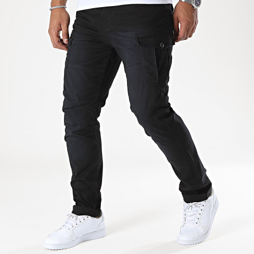 Pantalon Cargo Relaxed Fit Kalis Noir