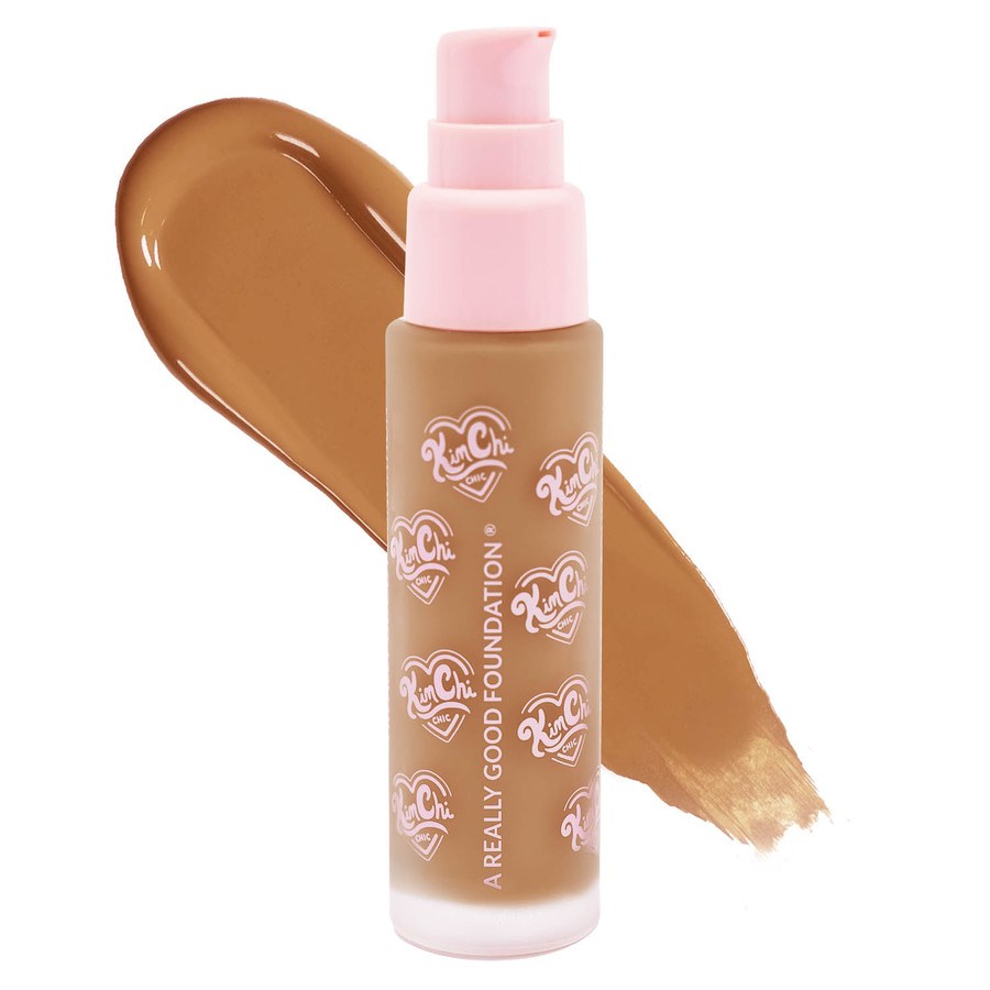 KimChi Chic A Really Good Foundation 124MD Tan Skin With Warm Undertones 30ml
