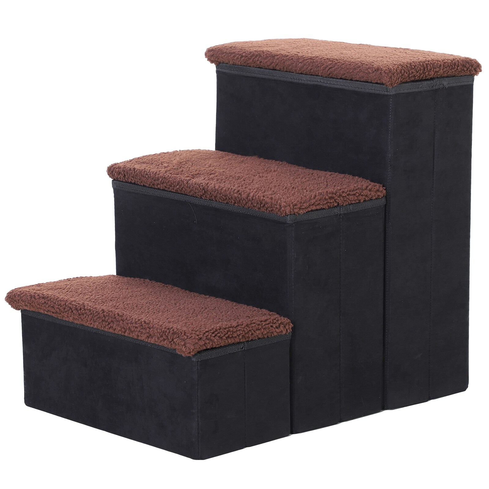 PawHut Haustiertreppe mit 3 Stufen 40 x 54 x 48 cm (BxTxH)