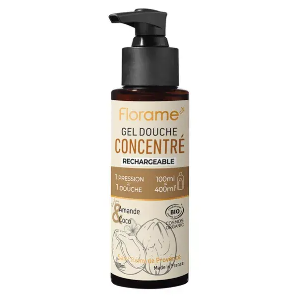 Gel de Banho Concentrado Florame com Amêndoa e Coco Orgânicos 100ml