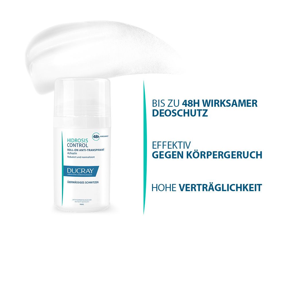 DUCRAY HIDROSIS CONTROL - Anti-Transpirant Roll-On