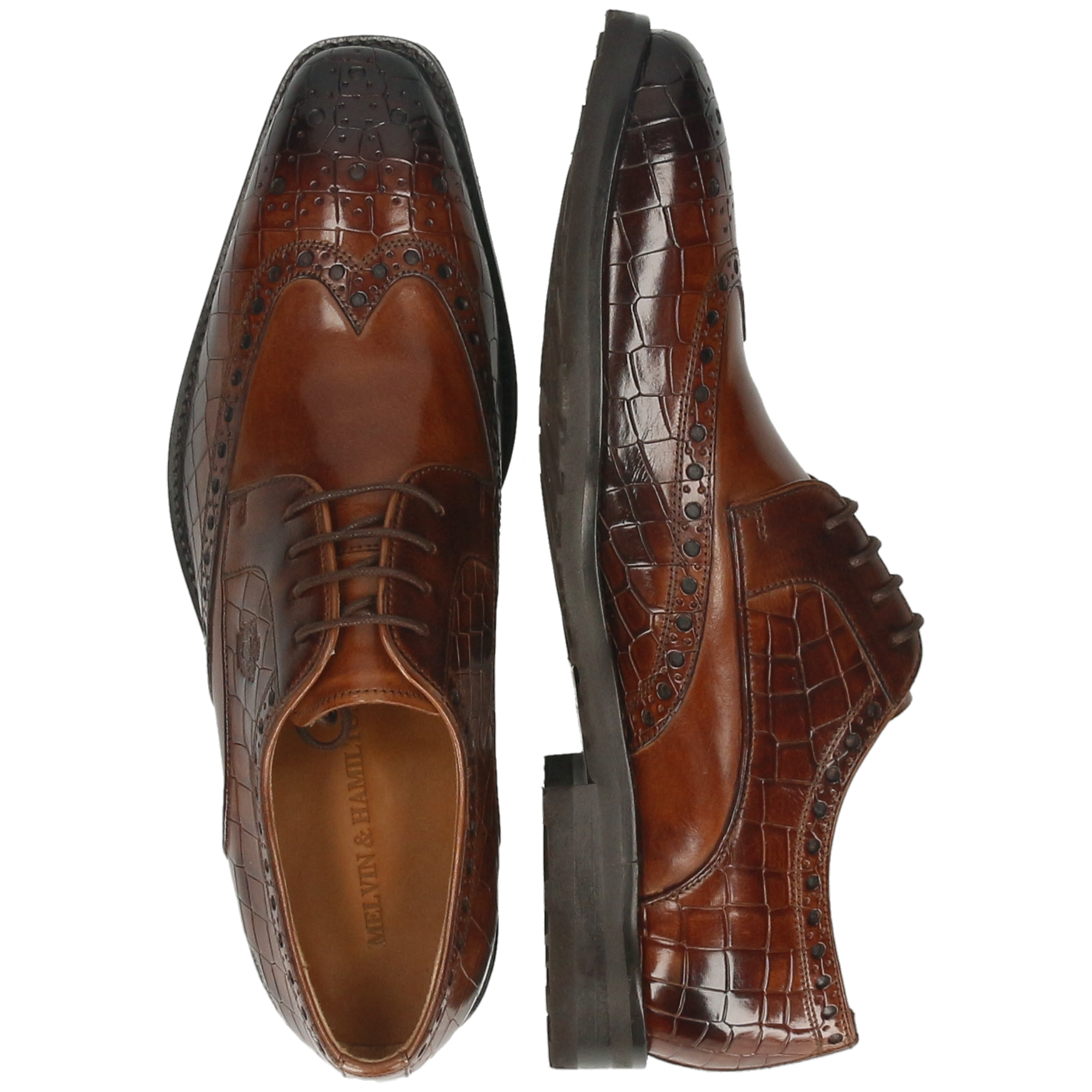 FLYNN 4 - Derbies en cuir | Marron