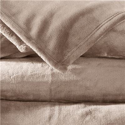Couverture MICROVELOURS ULTRADOUCE - Tempérée - Très chaude