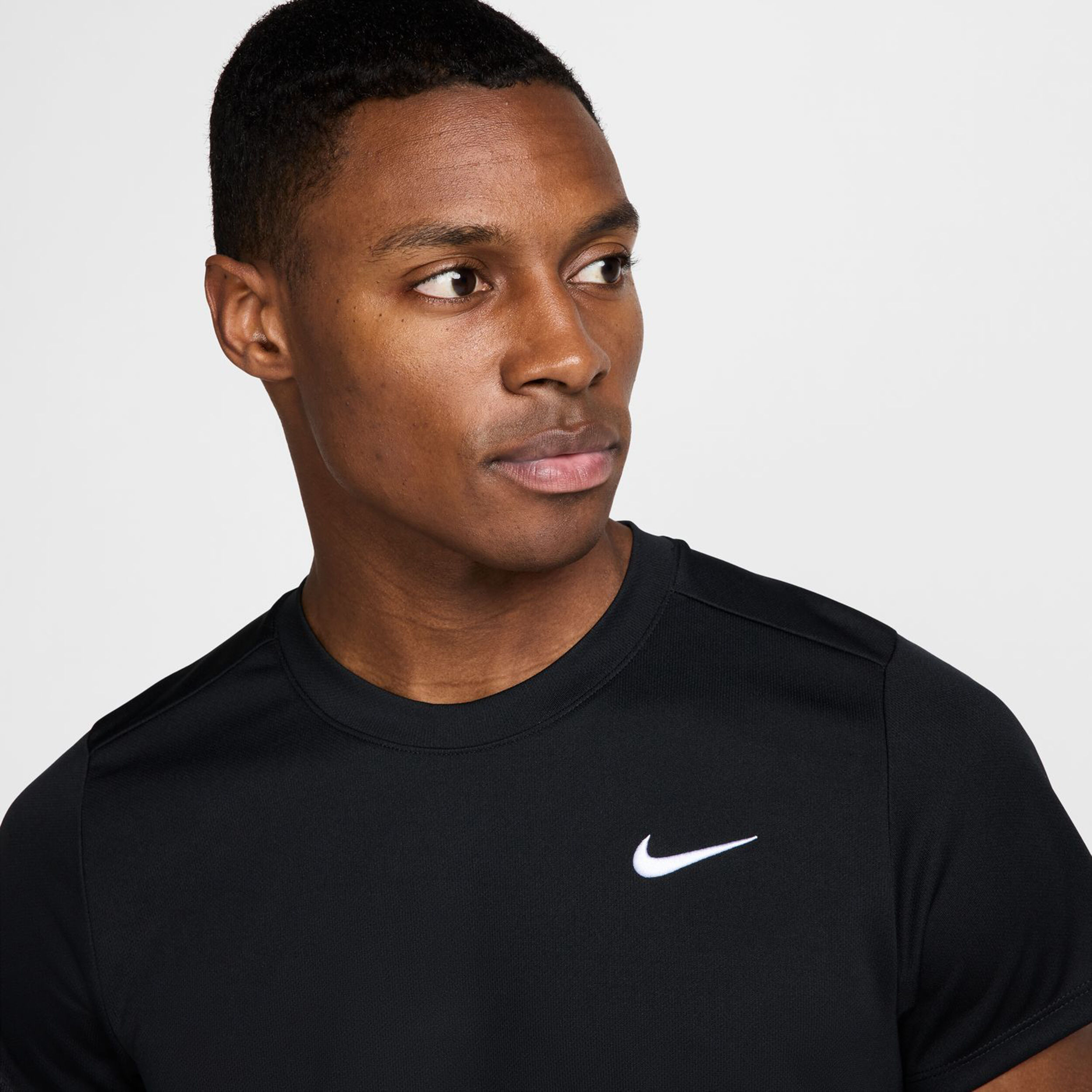 Nike Court Dry Victory T-shirt Hommes - Noir , Blanc