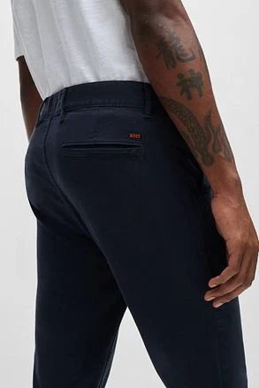 BOSS Chino Slim Navy 50510933-404 kopen